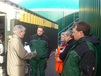 Arbeitssicherheitsbegehung an der Biogasanlage – Bild 1