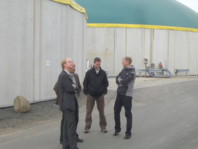 Besuch der Städtischen Werke Kassel an der Biogasanlage – Bild 1